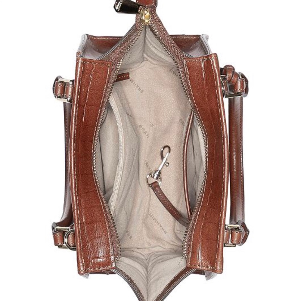 🆕❌SOLD❌LEATHER BRAHMIN PRISCILLA Satchel - Picture 6 of 8